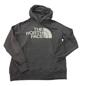 The North Face Black Hoodie Sweatshirt Womens Size S Graphic‎ Logo Pullover